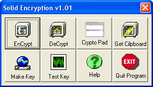 Click to view Solid Encryption 1.21 screenshot
