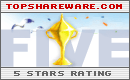 TopShareware 5/5 stars